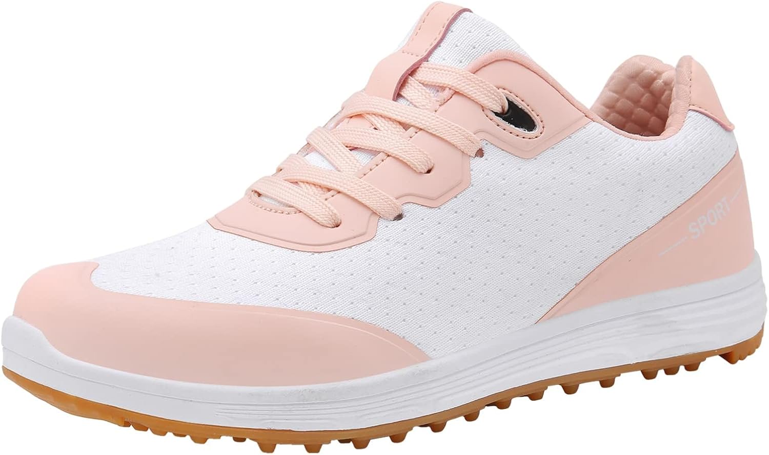 Мужские гольф-кроссовки, дышащие с сеткой, без шипов, для гольфа, уличная нескользящая спортивная обувь для взрослых и молодежи Vibliss, розовый
Мужские гольф-кроссовки, дышащие с сеткой, без шипов, для гольфа, уличная нескользящая спортивная обувь для взрослых и молодежи Vibliss, розовый