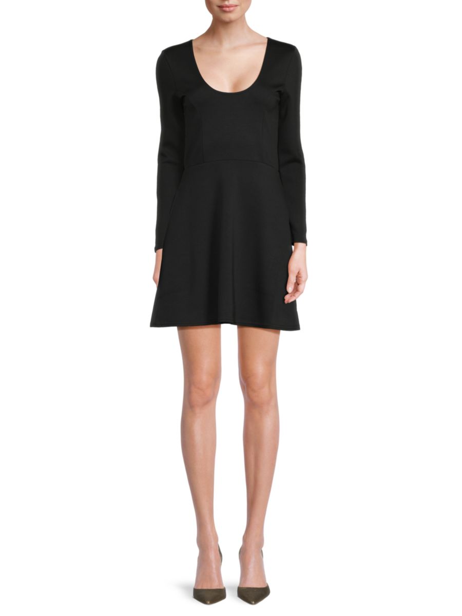 Мини-платье с круглым вырезом Hudson Jeans, черный
Мини-платье с круглым вырезом Hudson Jeans, черный