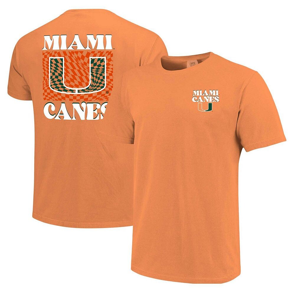 Женская оранжевая футболка-талисман в клетку Miami Hurricanes Comfort Colors Image One, цвет Mia Orange
Женская оранжевая футболка-талисман в клетку Miami Hurricanes Comfort Colors Image One, цвет Mia Orange