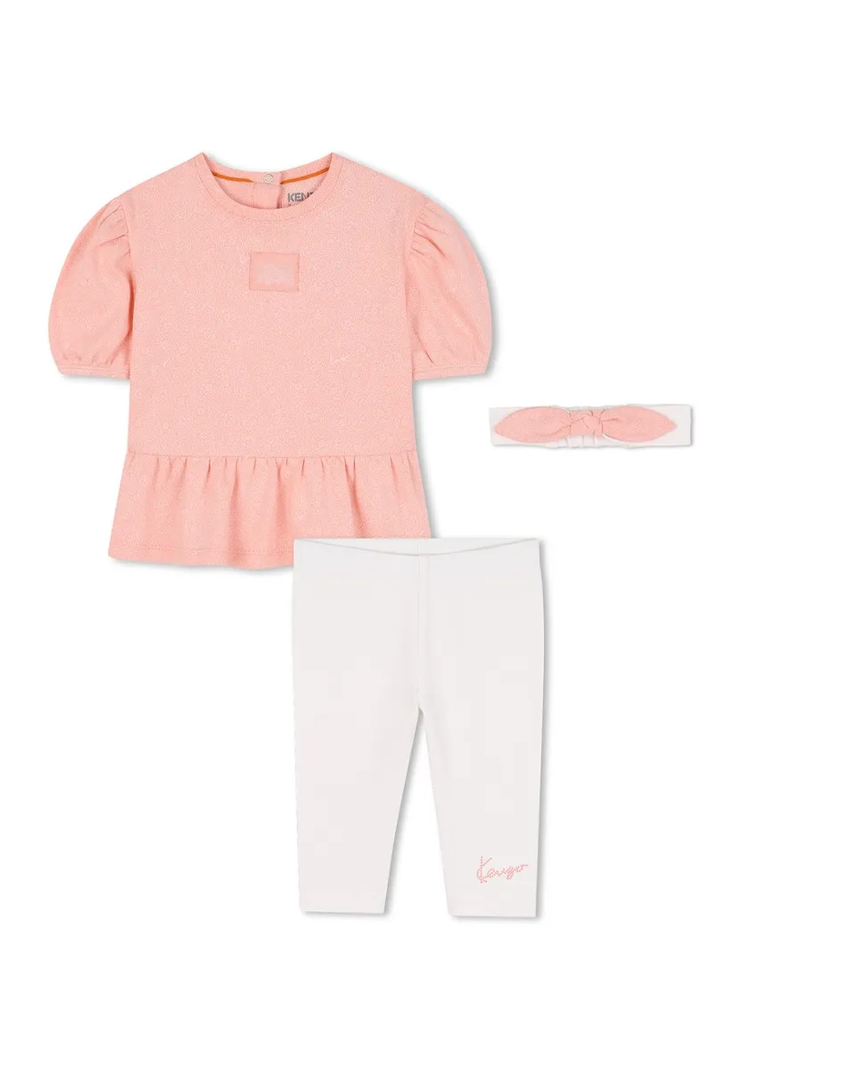 Набор для новорожденного розового цвета из хлопка Kenzo Kids
Набор для новорожденного розового цвета из хлопка Kenzo Kids