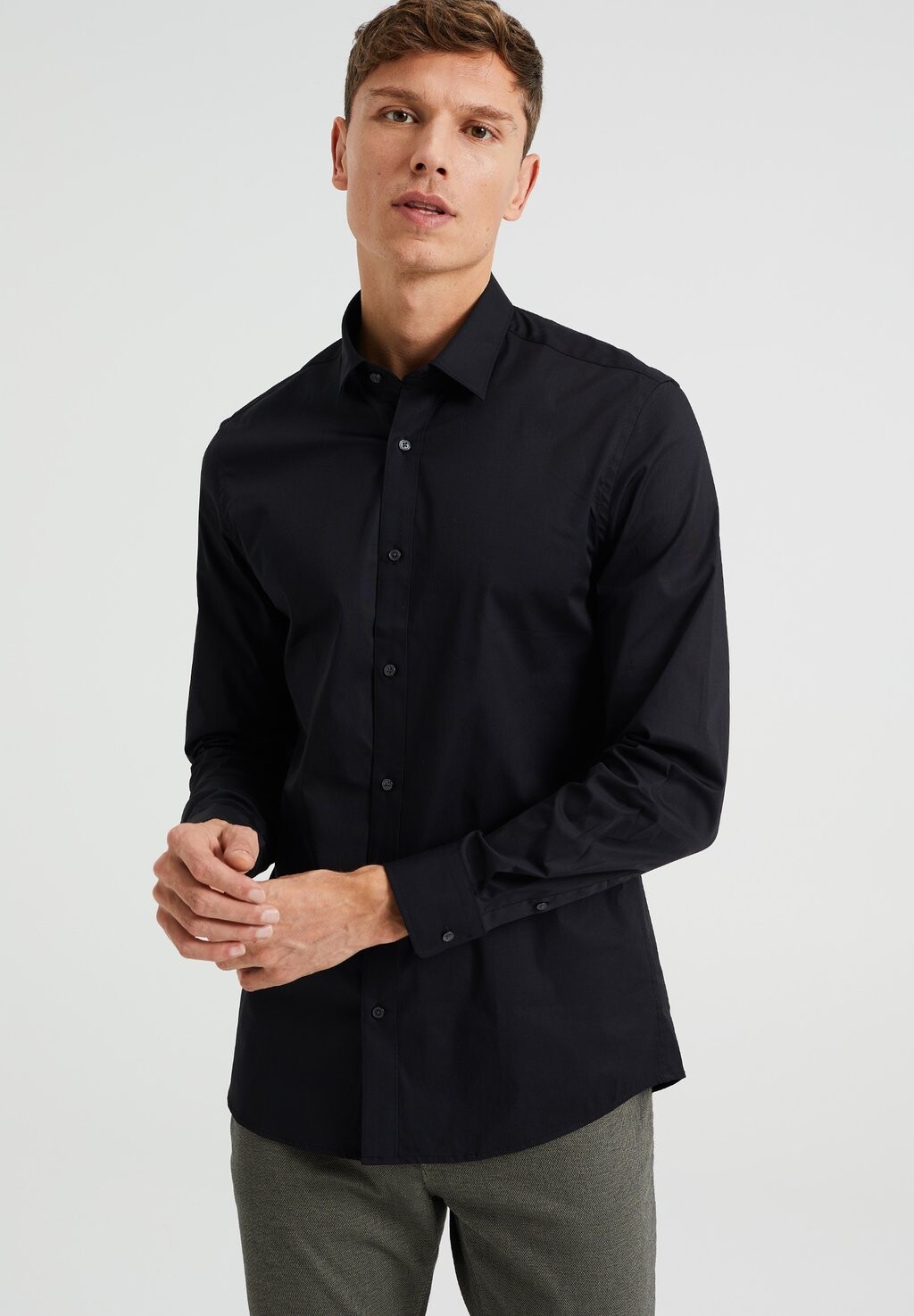 Деловая рубашка WE Fashion, цвет black
Деловая рубашка WE Fashion, цвет black