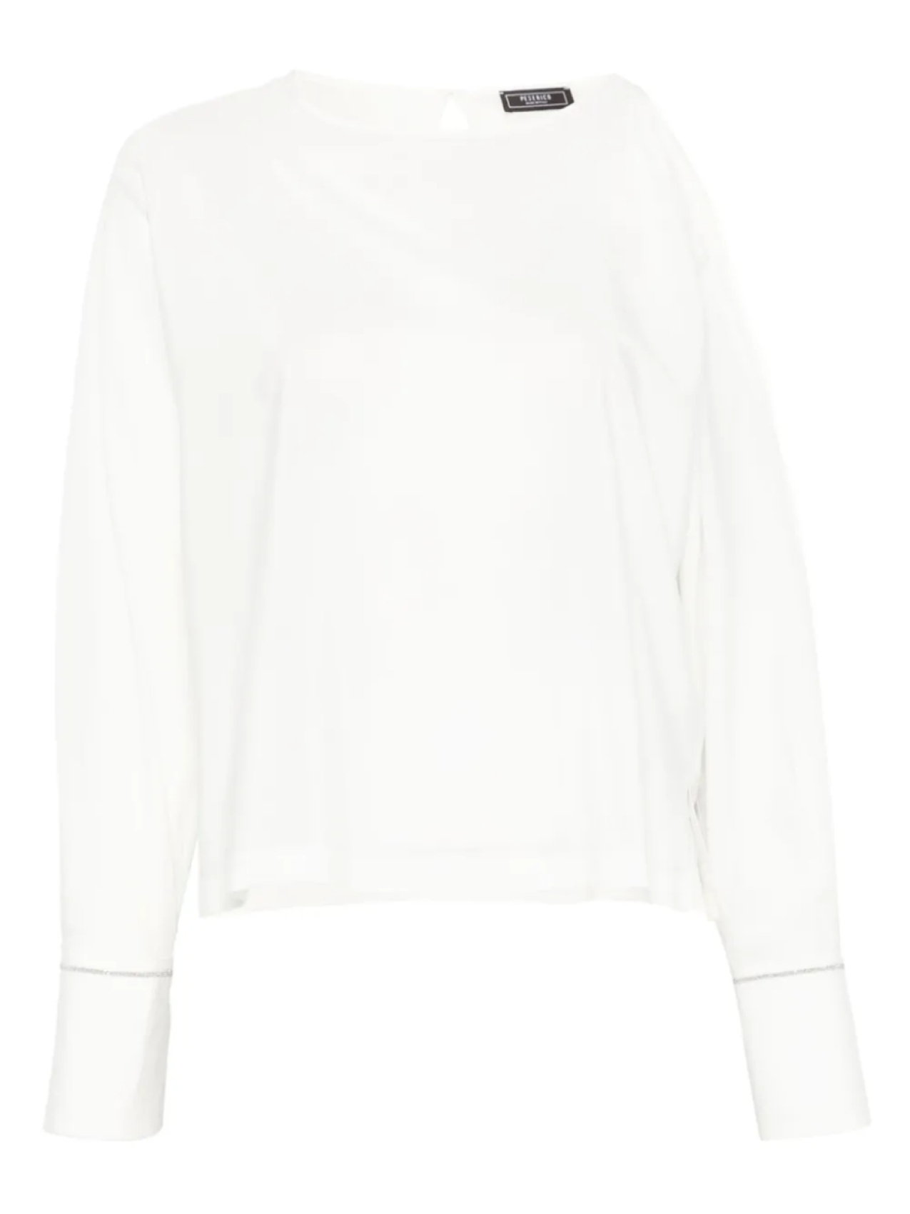 Креповая блузка Peserico, белый 
Креповая блузка Peserico, белый