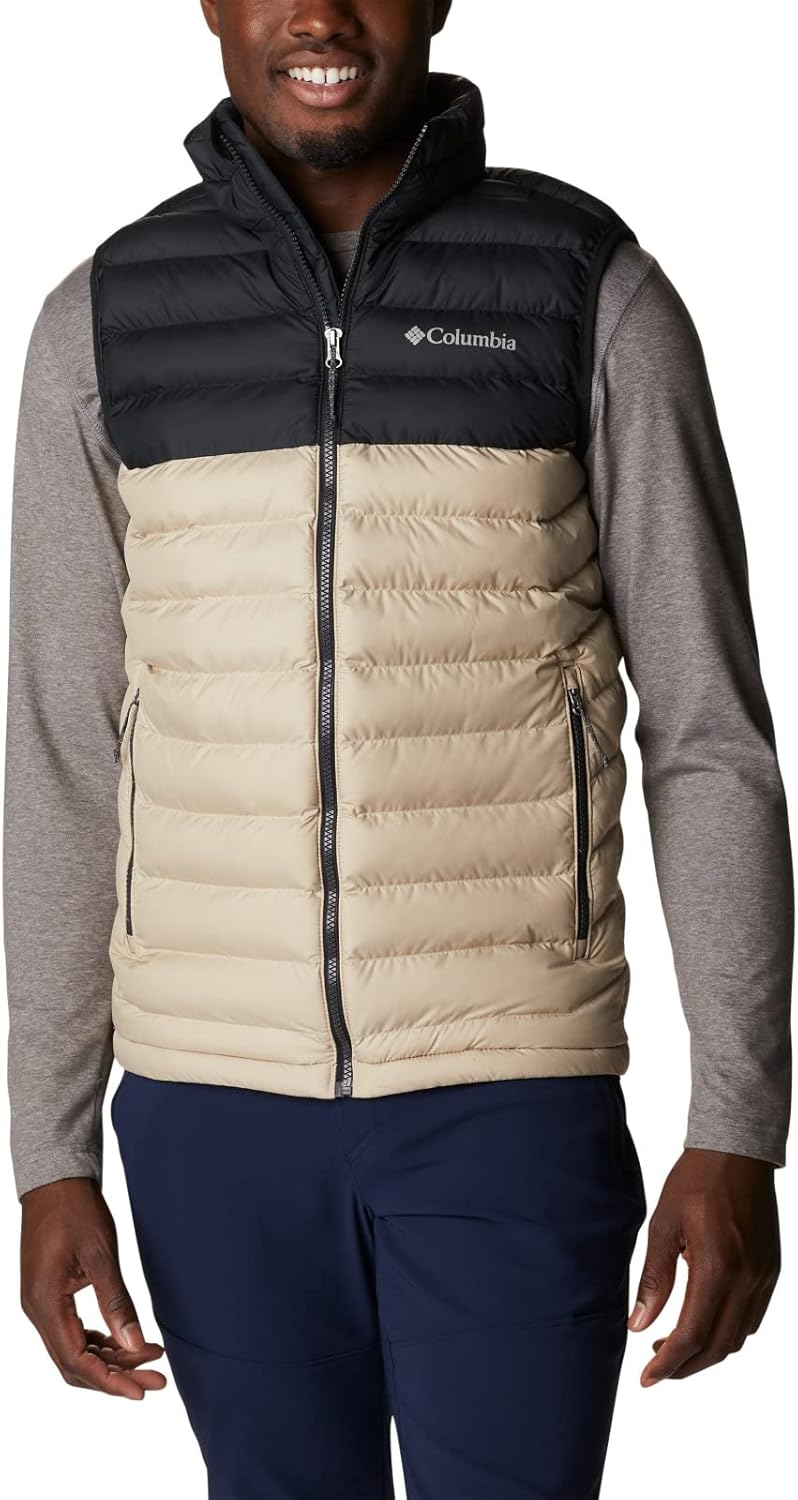 Columbia Мужская жилетка Powder Lite, Ancient Fossil/Black
Columbia Мужская жилетка Powder Lite, Ancient Fossil/Black