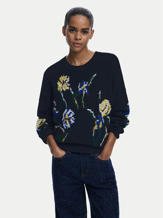 Свитер regular fit Cooper 25WWJF36 Desigual, черный
Свитер regular fit Cooper 25WWJF36 Desigual, черный