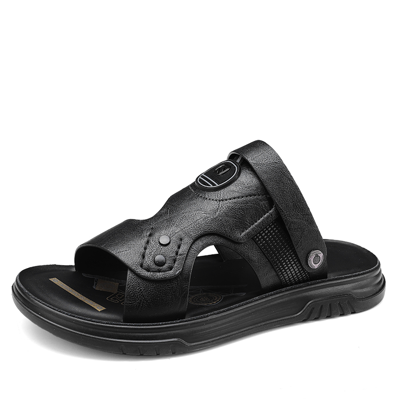 Пляжные сандалии мужские LONGYING, Black 
Пляжные сандалии мужские LONGYING, Black