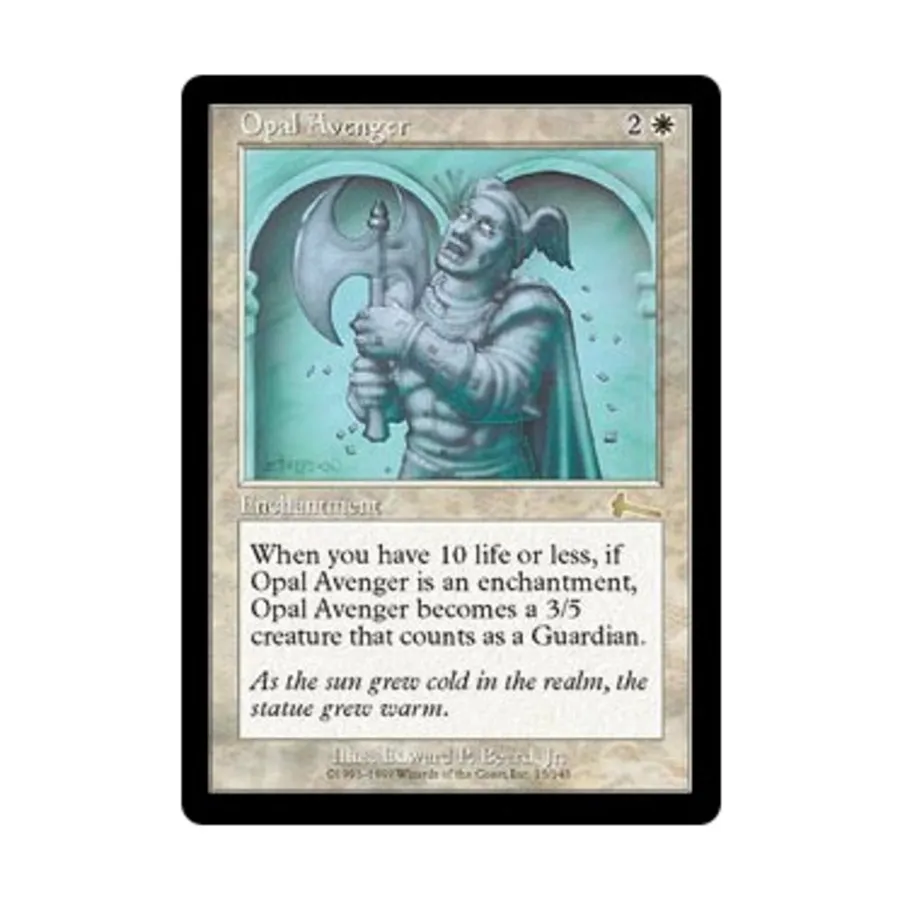 CCG Опал Мститель (клавиша R), MTG - Urza's Legacy
CCG Опал Мститель (клавиша R), MTG - Urza's Legacy