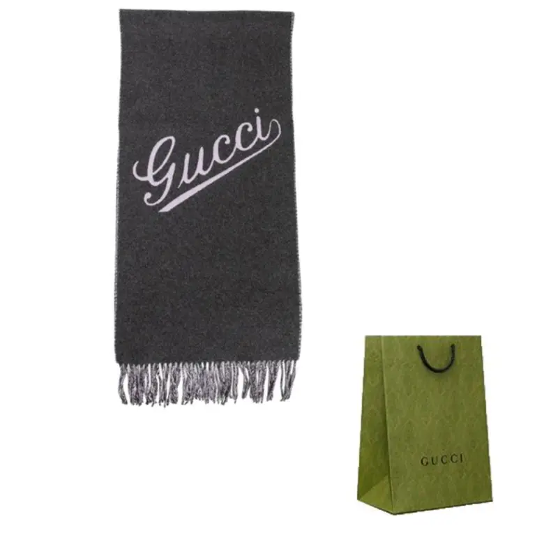 Шарф с интарсией логотипа Gucci, серый
Шарф с интарсией логотипа Gucci, серый