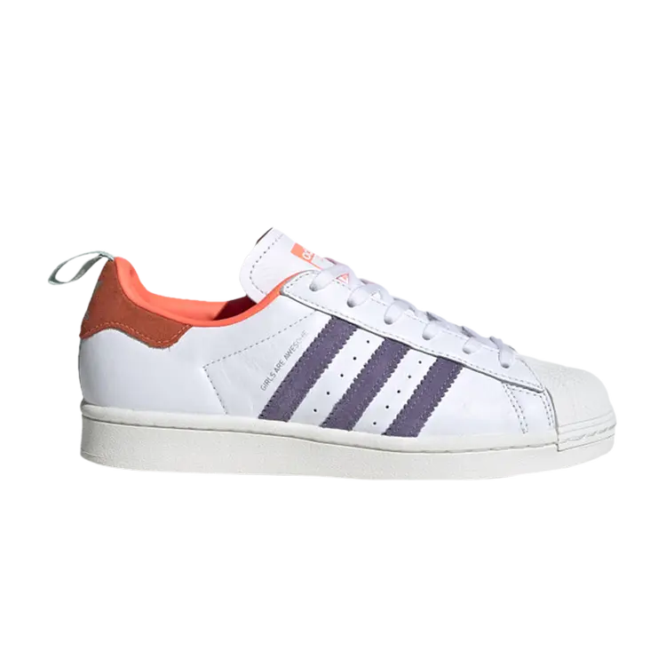 Кроссовки Adidas Girls Are Awesome x Superstar J, белый 
Кроссовки Adidas Girls Are Awesome x Superstar J, белый