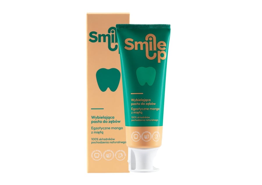 Натуральная отбеливающая зубная паста экзотическое манго с мятой SmileUp 75 мл Ecolea
Натуральная отбеливающая зубная паста экзотическое манго с мятой SmileUp 75 мл Ecolea