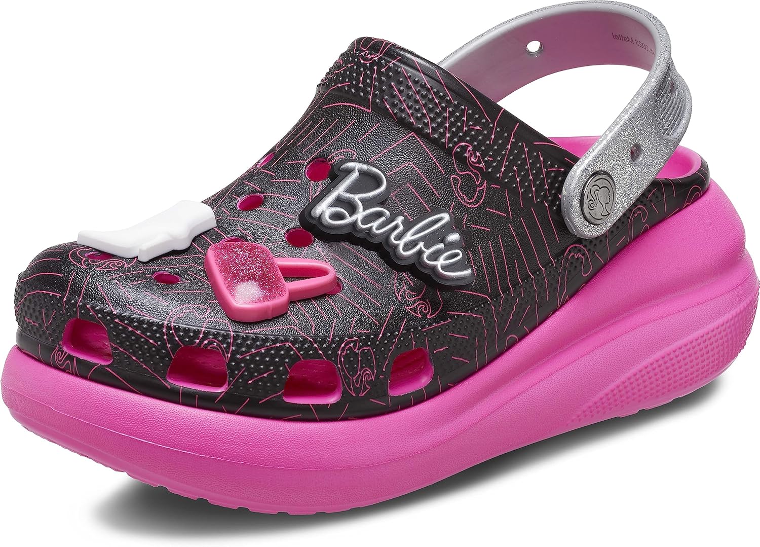 Женские кроксы Crocs Barbie Classic Crush, черный
Женские кроксы Crocs Barbie Classic Crush, черный