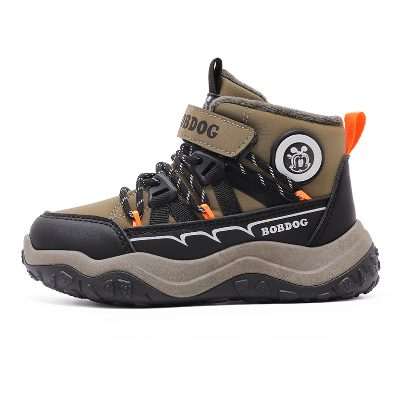 Нескользящие, легкие, амортизирующие, высокие, детские, повседневные кроссовки BOBDOG, черный
Нескользящие, легкие, амортизирующие, высокие, детские, повседневные кроссовки BOBDOG, черный