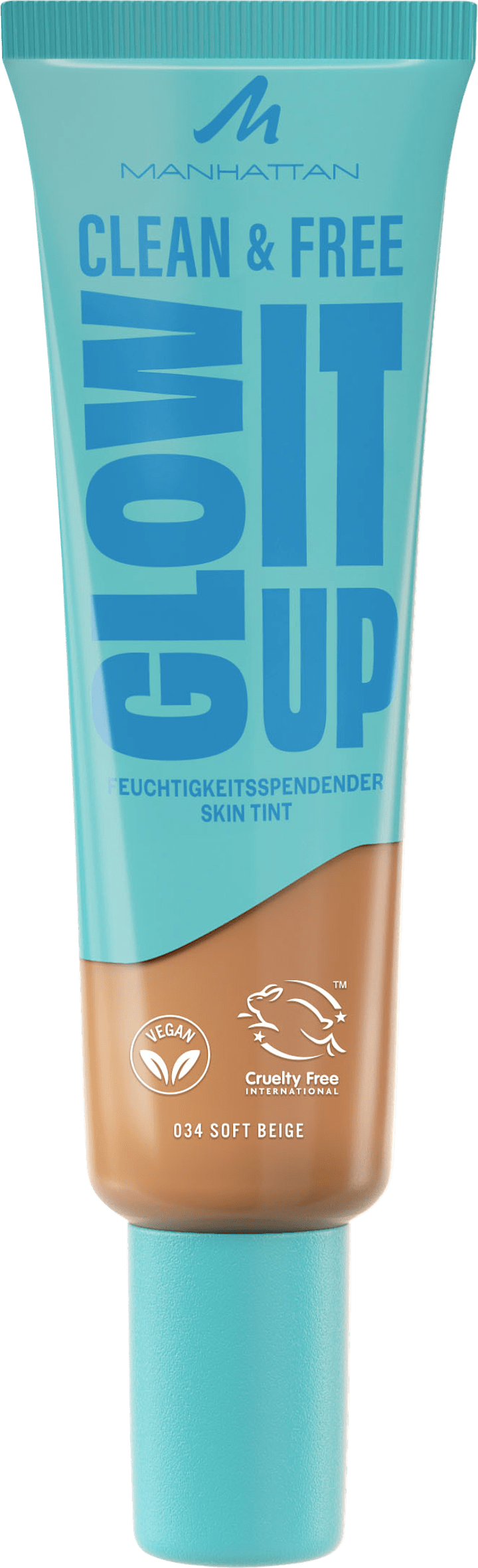 Тональный крем MANHATTAN Cosmetics Foundation Clean & Free Glow It Up Skin Tint 34 Soft Beige, 30 ml
Тональный крем MANHATTAN Cosmetics Foundation Clean & Free Glow It Up Skin Tint 34 Soft Beige, 30 ml