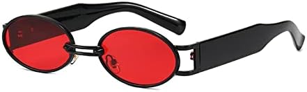 Женские овальные солнцезащитные очки в винтажном стиле, маленькие металлические, в стиле панк, женские очки-сетпанк, очки с защитой от УФ-излучения UV400 MTZJH, Black Red
Женские овальные солнцезащитные очки в винтажном стиле, маленькие металлические, в стиле панк, женские очки-сетпанк, очки с защитой от УФ-излучения UV400 MTZJH, Black Red