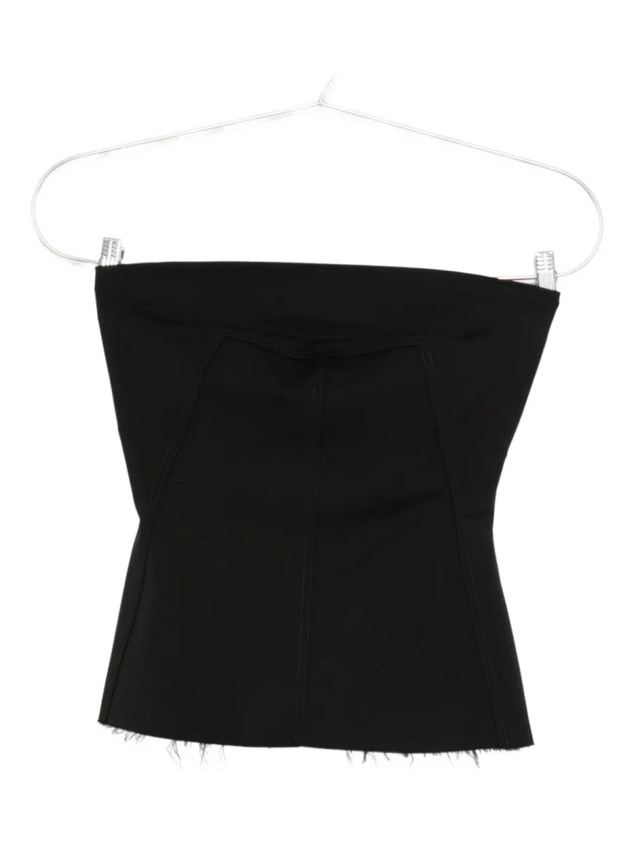 Топ без бретелек Rick Owens, черный 
Топ без бретелек Rick Owens, черный