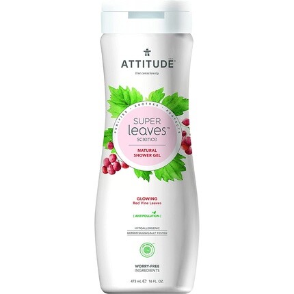 Super Leaves Attitude Гель для душа Radiant Skin с красными листьями винограда 473 мл
Super Leaves Attitude Гель для душа Radiant Skin с красными листьями винограда 473 мл