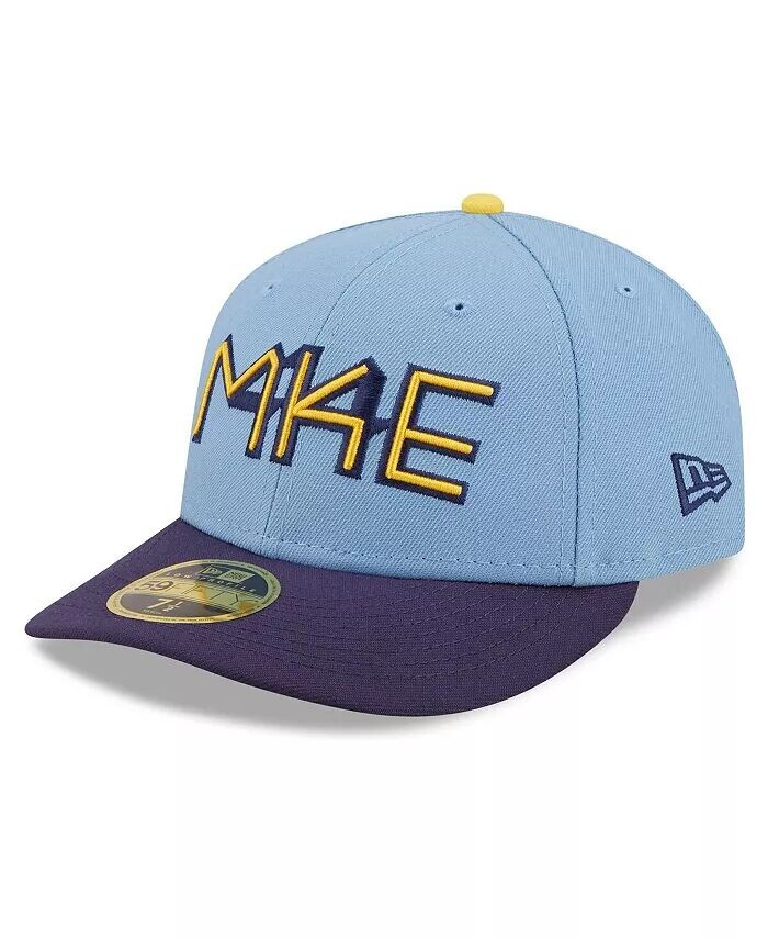 Мужская темно-синяя приталенная шляпа Milwaukee Brewers City Connect Low Profile 59FIFTY New Era
Мужская темно-синяя приталенная шляпа Milwaukee Brewers City Connect Low Profile 59FIFTY New Era