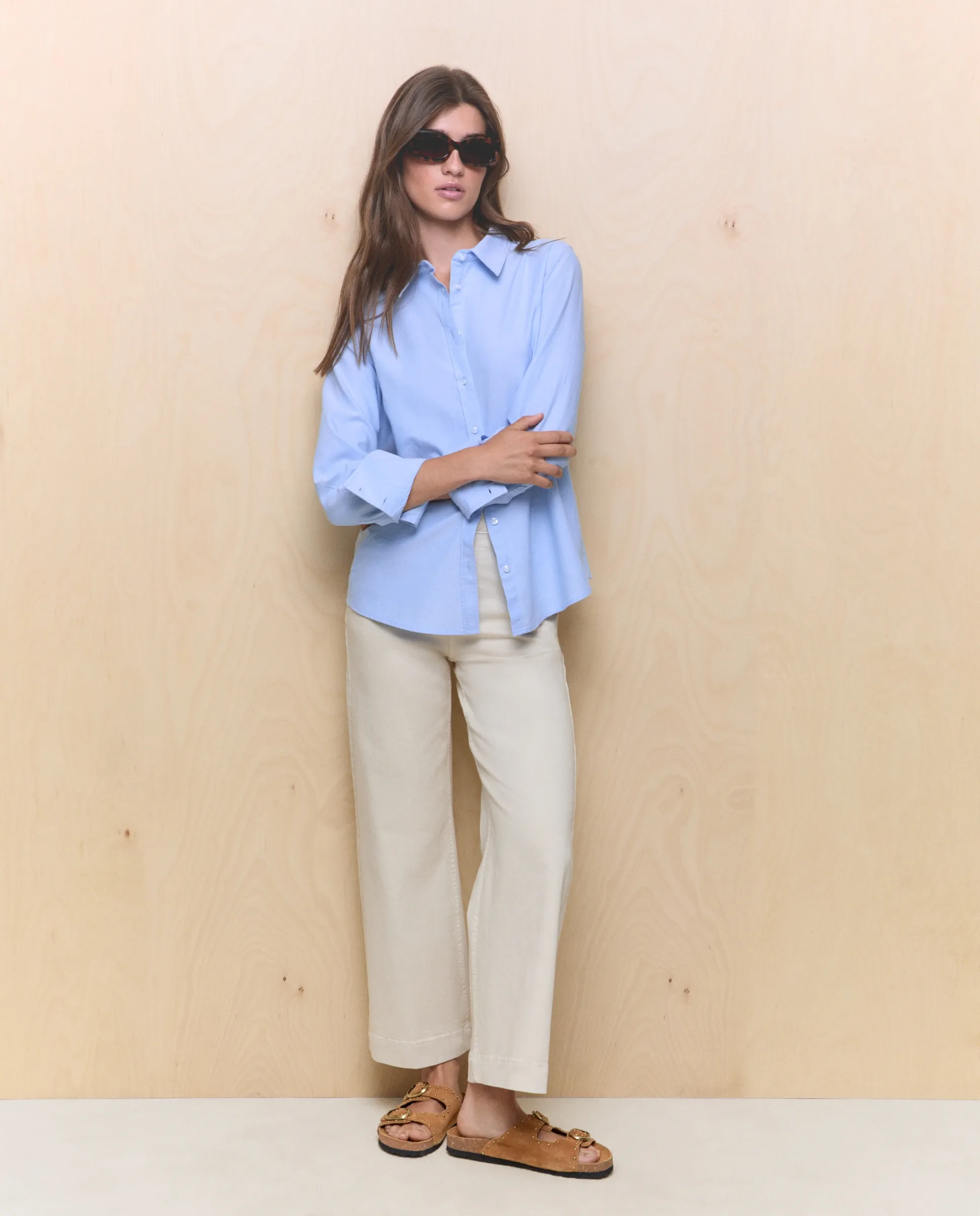 Женские укороченные брюки-кюлоты на пуговицах Easy Wear, песочный
Женские укороченные брюки-кюлоты на пуговицах Easy Wear, песочный