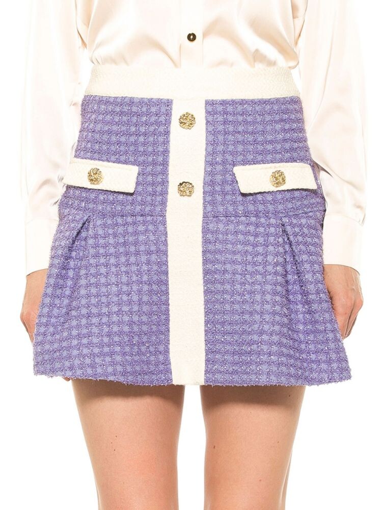 Твидовая мини-юбка Alison Alexia Admor, фиолетовый
Твидовая мини-юбка Alison Alexia Admor, фиолетовый