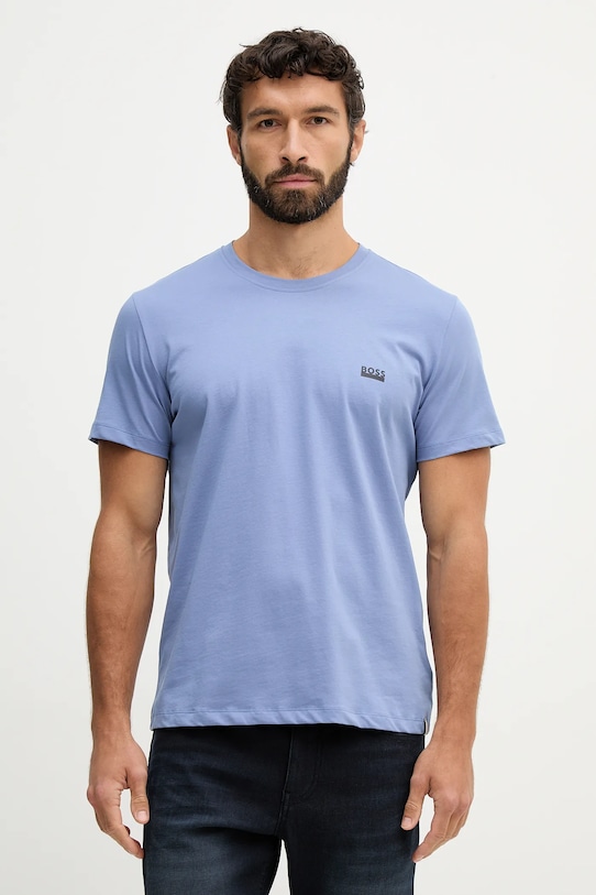 Хлопковая футболка BOSS, синий
Хлопковая футболка BOSS, синий