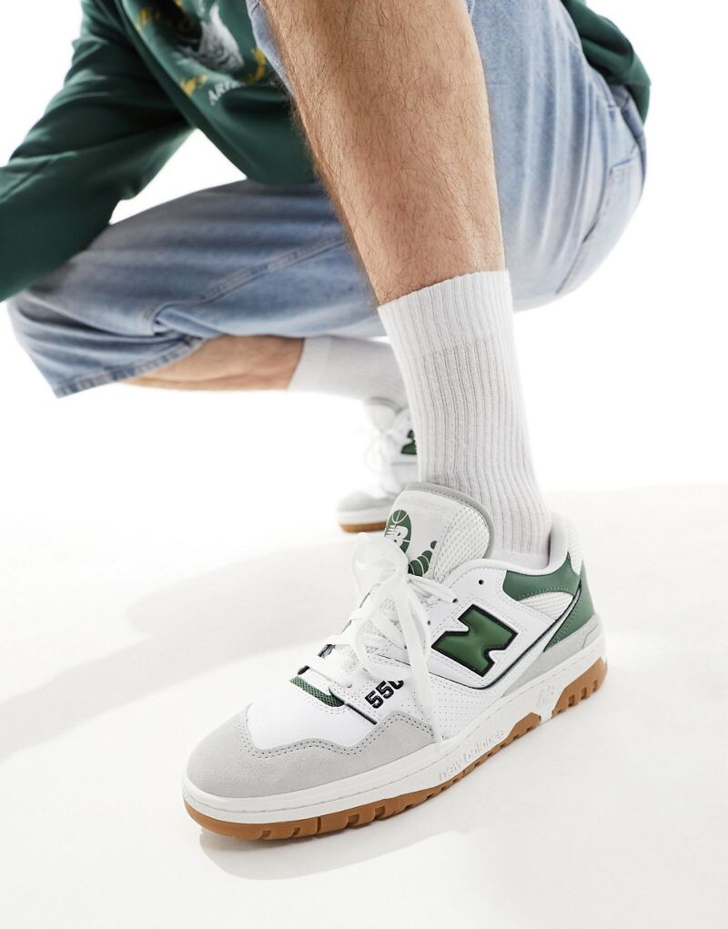 Кроссовки New Balance 550 с замшевым носком бело-зеленого цвета, Зеленый, Кроссовки New Balance 550 с замшевым носком бело-зеленого цвета
Кроссовки New Balance 550 с замшевым носком бело-зеленого цвета, Зеленый, Кроссовки New Balance 550 с замшевым носком бело-зеленого цвета