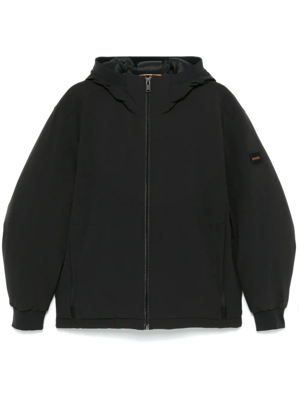 Пуховик с капюшоном BOSS, черный
Пуховик с капюшоном BOSS, черный