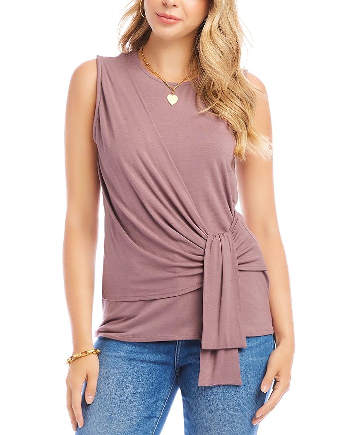 Топ с боковой драпировкой Karen Kane, розовый
Топ с боковой драпировкой Karen Kane, розовый