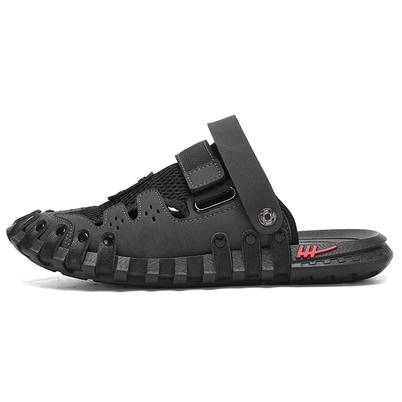 LONGYING Мужские пляжные сандалии серые, цвет Gray
LONGYING Мужские пляжные сандалии серые, цвет Gray