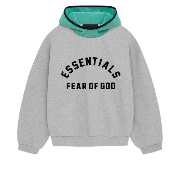 Толстовка nylon fleece 'light heather grey mint leaf' Fear Of God Essentials, серый
Толстовка nylon fleece 'light heather grey mint leaf' Fear Of God Essentials, серый