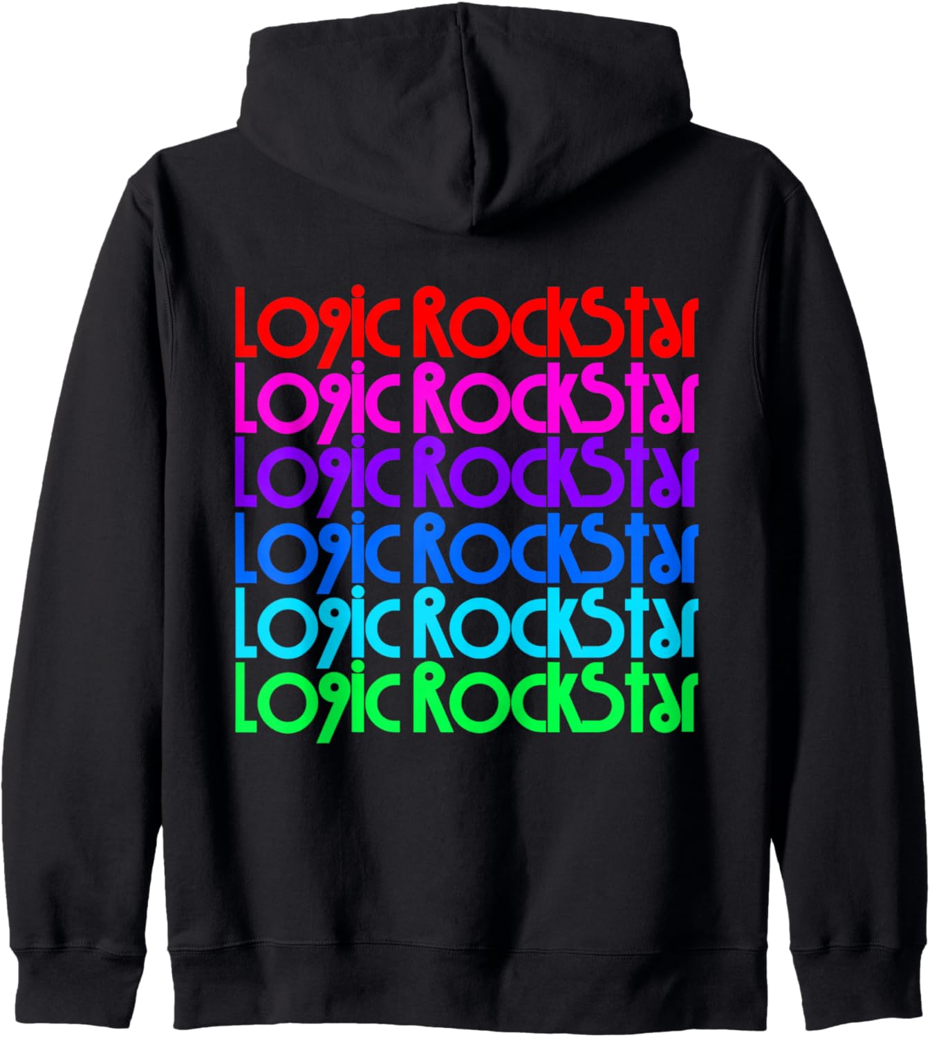 Толстовка на молнии с многоцветным логотипом и графическим дизайном Logic Rockstar, черный
Толстовка на молнии с многоцветным логотипом и графическим дизайном Logic Rockstar, черный