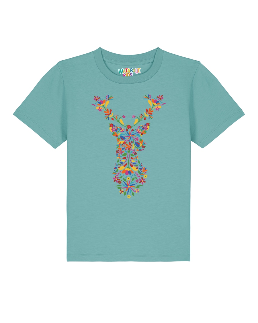 Рубашка watabout.kids Floral Deer, бирюзовый
Рубашка watabout.kids Floral Deer, бирюзовый