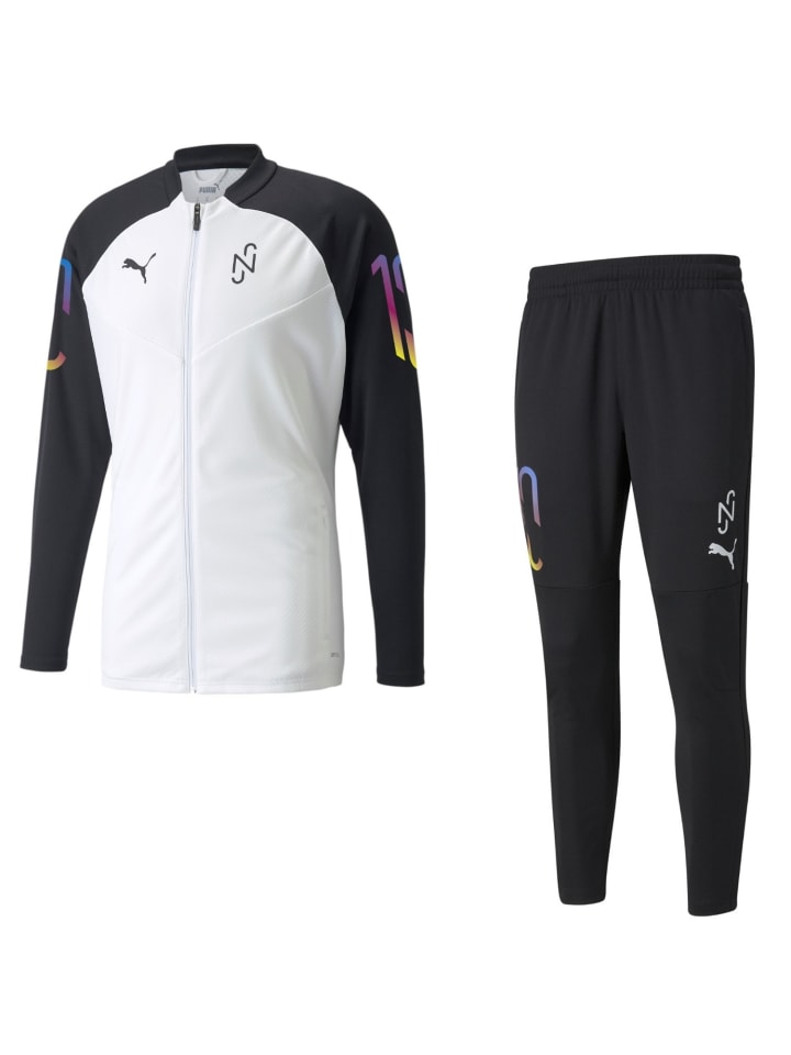 Puma Футбольный спортивный костюм Неймара младшего Thrill черного цвета
Puma Футбольный спортивный костюм Неймара младшего Thrill черного цвета