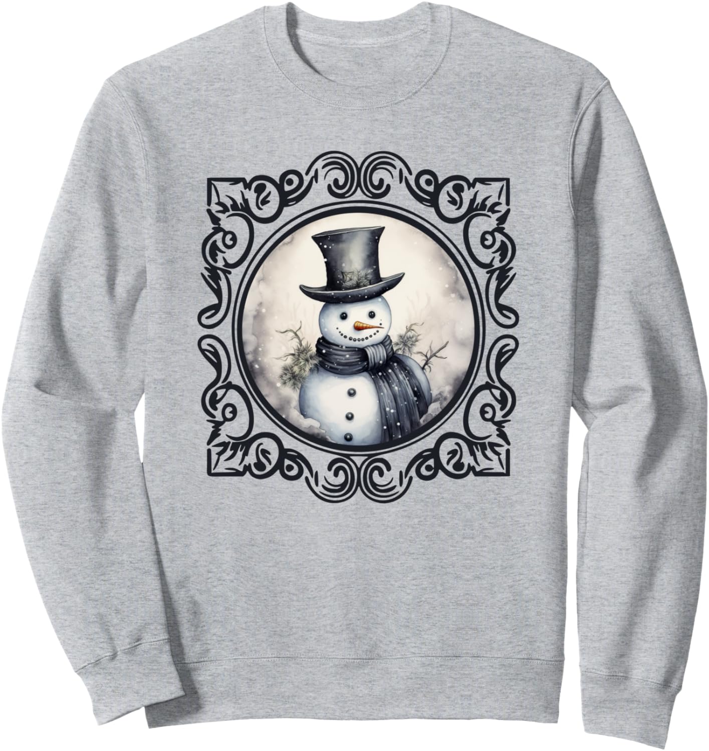 Толстовка с изображением снеговика в готическом стиле, акварельная, на рождественский праздник Gothic Christmas Holiday Snowman, серый
Толстовка с изображением снеговика в готическом стиле, акварельная, на рождественский праздник Gothic Christmas Holiday Snowman, серый