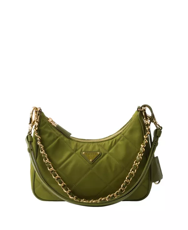 Мини-Сумка Re-Edition 1995 из нейлона с цепочкой Prada, зеленый
Мини-Сумка Re-Edition 1995 из нейлона с цепочкой Prada, зеленый