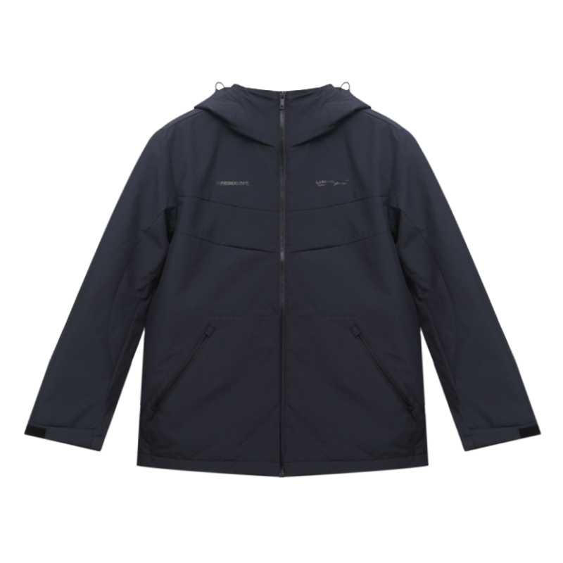 LINING Фитнес куртка пуховик мужская черная, Black 
LINING Фитнес куртка пуховик мужская черная, Black