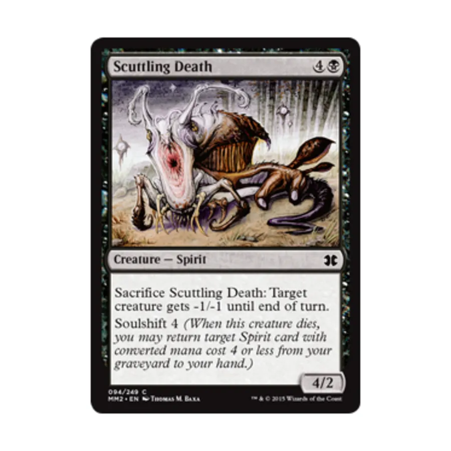 CCG Ускользающая смерть (С), MTG - Modern Masters 2015
CCG Ускользающая смерть (С), MTG - Modern Masters 2015