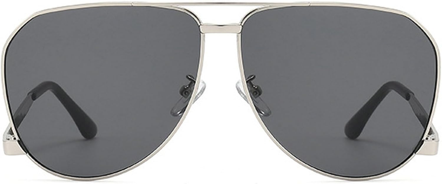 Модные солнцезащитные очки большого размера «кошачий глаз» в стиле Y2k для женщин, винтажные коричнево-зеленые оттенки, защита от УФ-излучения UV400, мужские солнцезащитные очки-пилот mincl, Silver Gray
Модные солнцезащитные очки большого размера «кошачий глаз» в стиле Y2k для женщин, винтажные коричнево-зеленые оттенки, защита от УФ-излучения UV400, мужские солнцезащитные очки-пилот mincl, Silver Gray