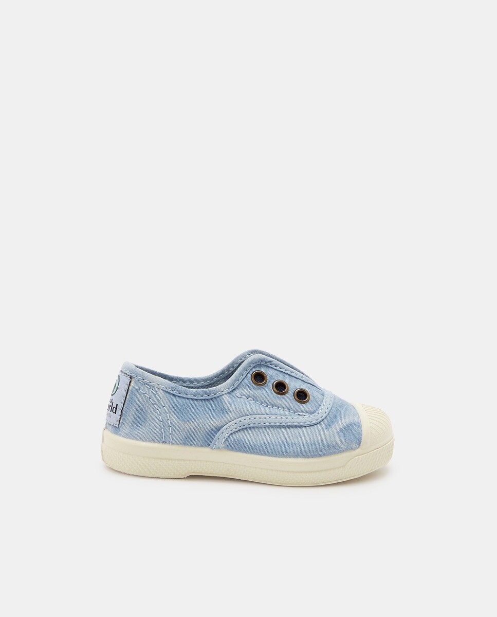 Голубые детские кеды из парусины на эластичной застежке без шнурков Natural World, светло-синий
Голубые детские кеды из парусины на эластичной застежке без шнурков Natural World, светло-синий
