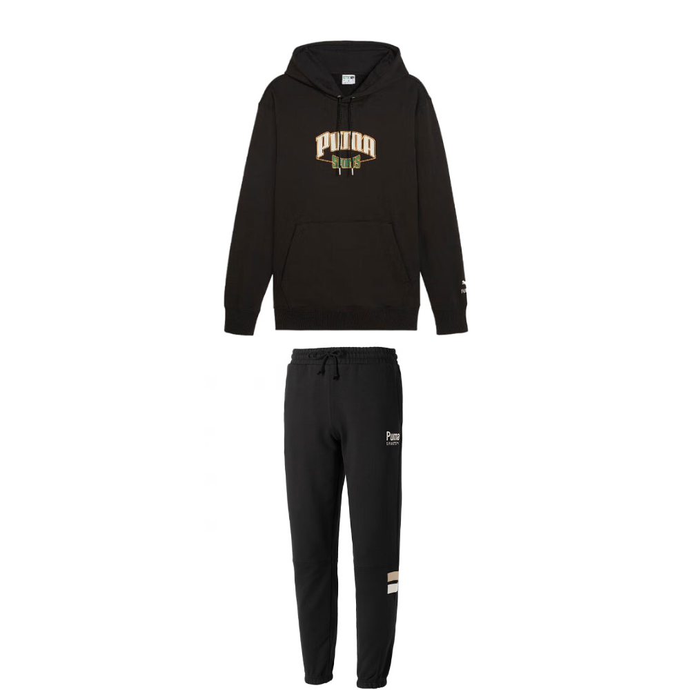Мужской комплект худи топ+черные низы PUMA, черный
Мужской комплект худи топ+черные низы PUMA, черный