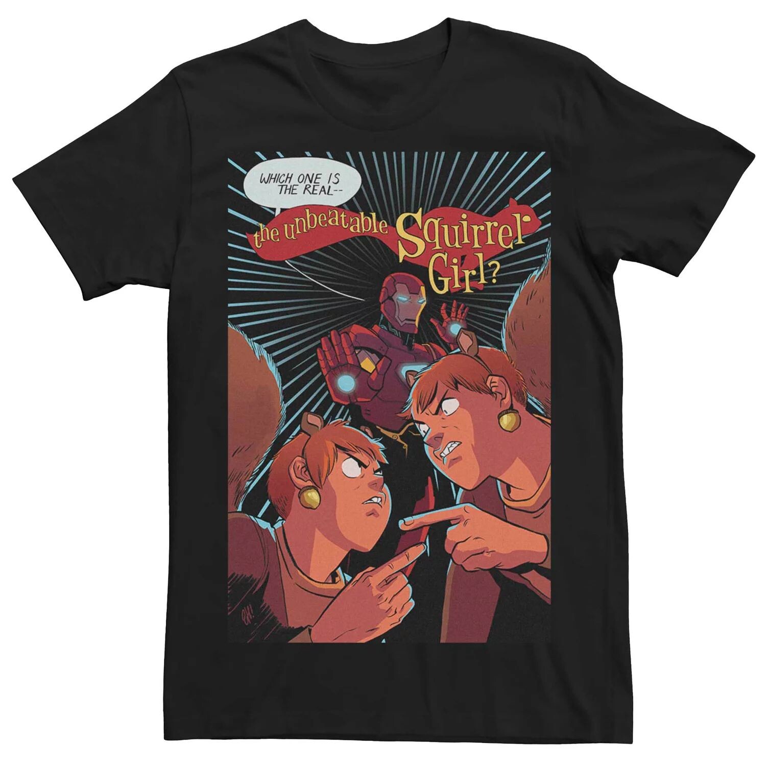 Мужская футболка с обложкой комиксов Marvel's Unbeatable Squirrel Iron Man Licensed Character
Мужская футболка с обложкой комиксов Marvel's Unbeatable Squirrel Iron Man Licensed Character