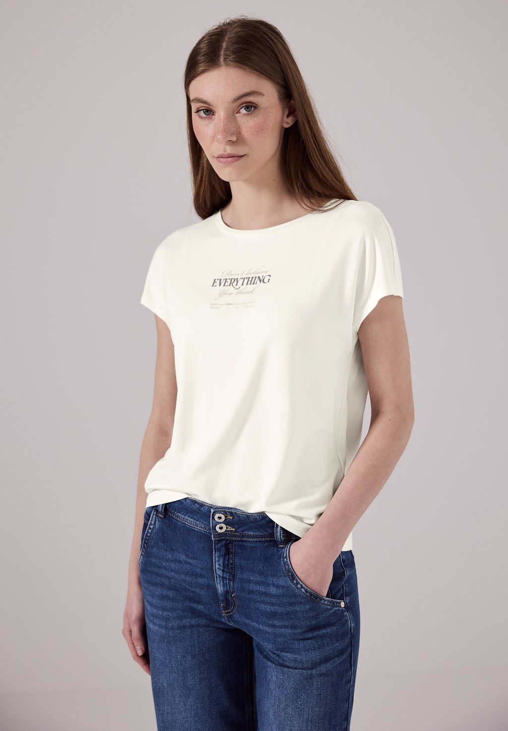 Футболка с принтом Street One Studio, кремовый
Футболка с принтом Street One Studio, кремовый