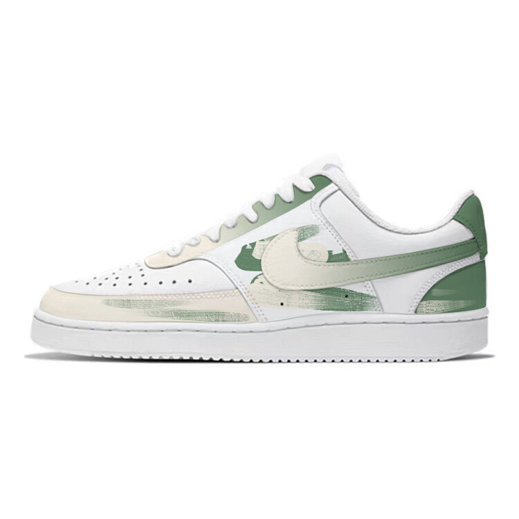 Кроссовки для скейтборда Court Vision Low женские с низким верхом, белый/зеленый Nike
Кроссовки для скейтборда Court Vision Low женские с низким верхом, белый/зеленый Nike