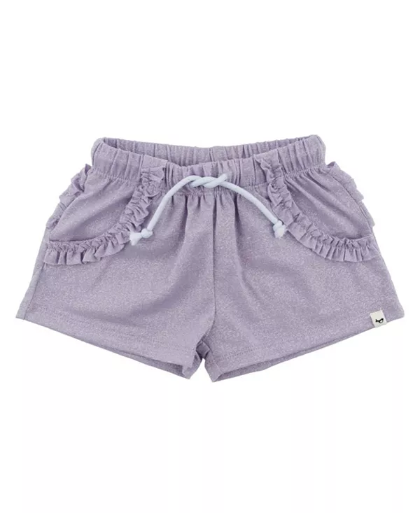 Детские шорты с блестками и оборками на карманах - для малышек. Oh Baby!, фиолетовый
Детские шорты с блестками и оборками на карманах - для малышек. Oh Baby!, фиолетовый