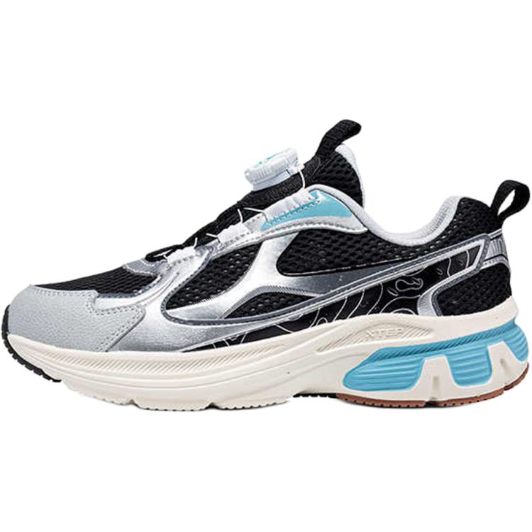 Дышащие нескользящие низкие повседневные кроссовки для подростков XTEP, черный/серебряный
Дышащие нескользящие низкие повседневные кроссовки для подростков XTEP, черный/серебряный