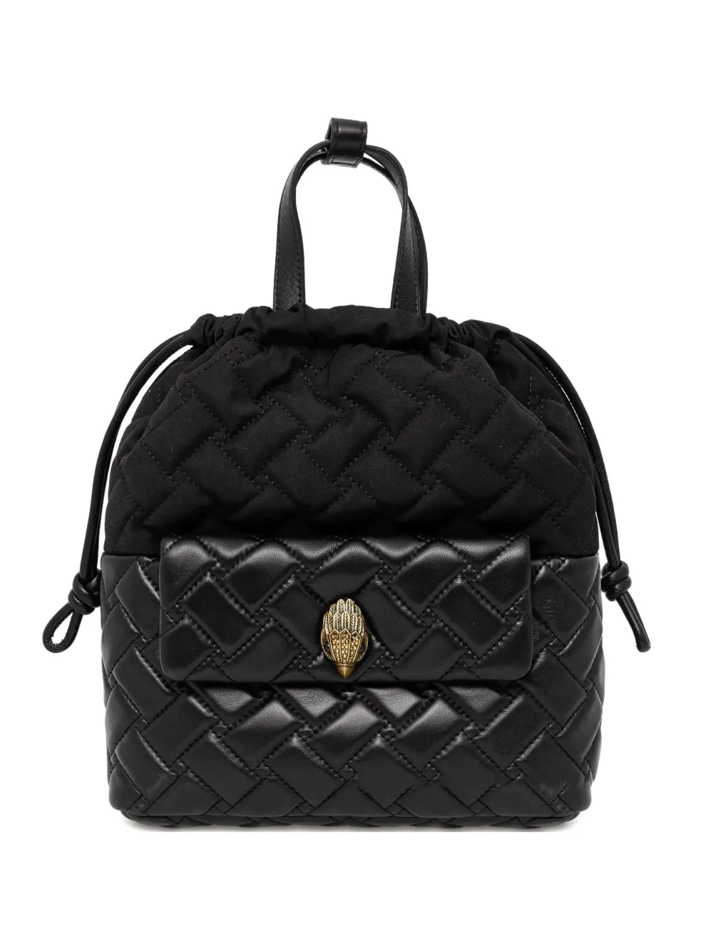 Стеганый рюкзак с логотипом Kurt Geiger London, черный
Стеганый рюкзак с логотипом Kurt Geiger London, черный