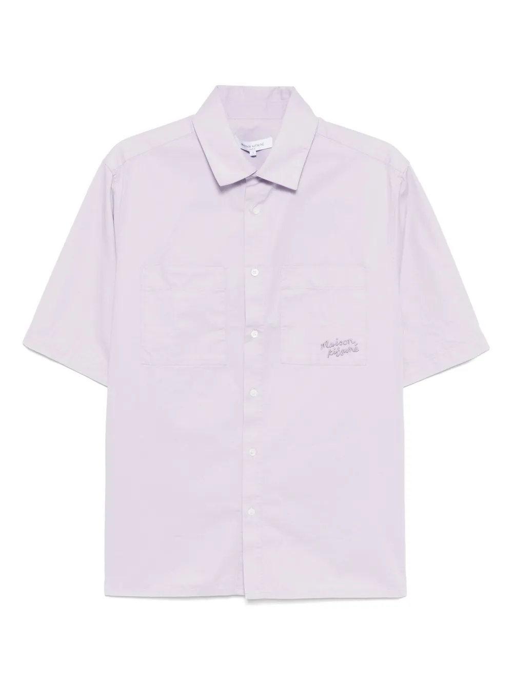 Рубашка свободного кроя с короткими рукавами Maison Kitsuné, фиолетовый
Рубашка свободного кроя с короткими рукавами Maison Kitsuné, фиолетовый