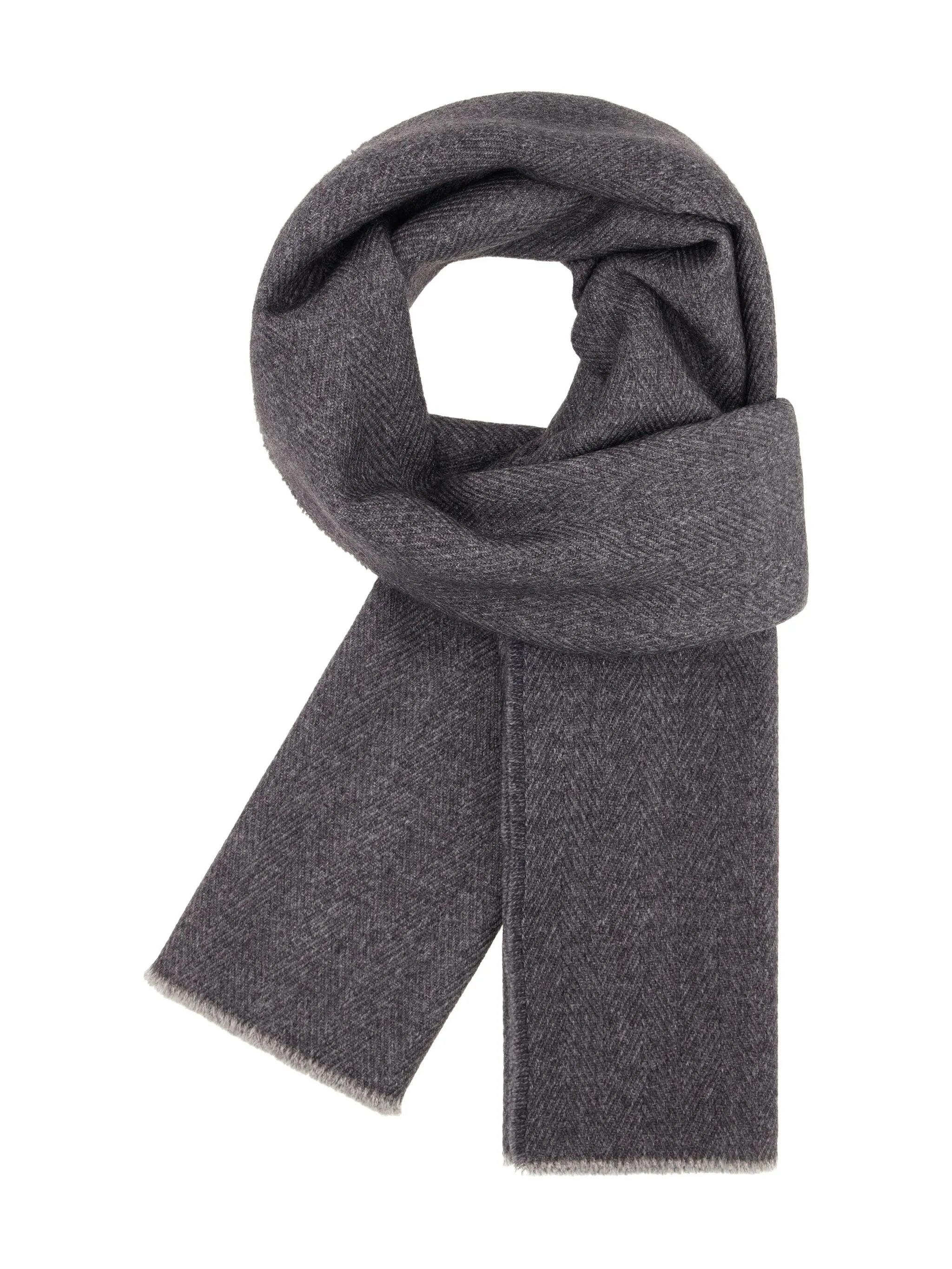 Шарф с узором шеврон Boggi Milano, серый
Шарф с узором шеврон Boggi Milano, серый