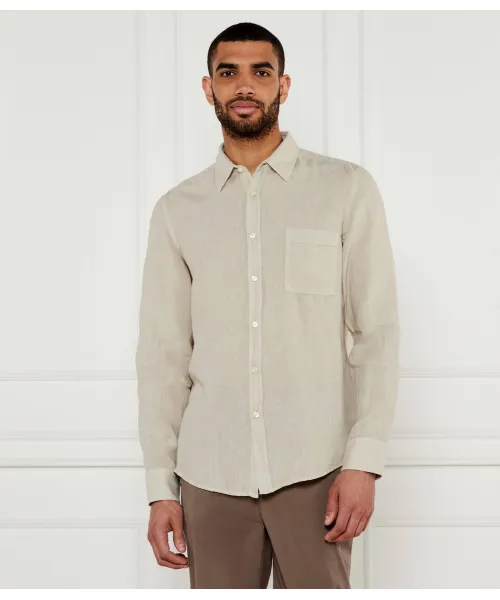 Элегантная льняная рубашка_6 Regular fit Boss Orange, бежевый
Элегантная льняная рубашка_6 Regular fit Boss Orange, бежевый