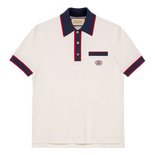 Рубашка поло cotton piquet polo with interlocking g 'off-white' Gucci, белый
Рубашка поло cotton piquet polo with interlocking g 'off-white' Gucci, белый