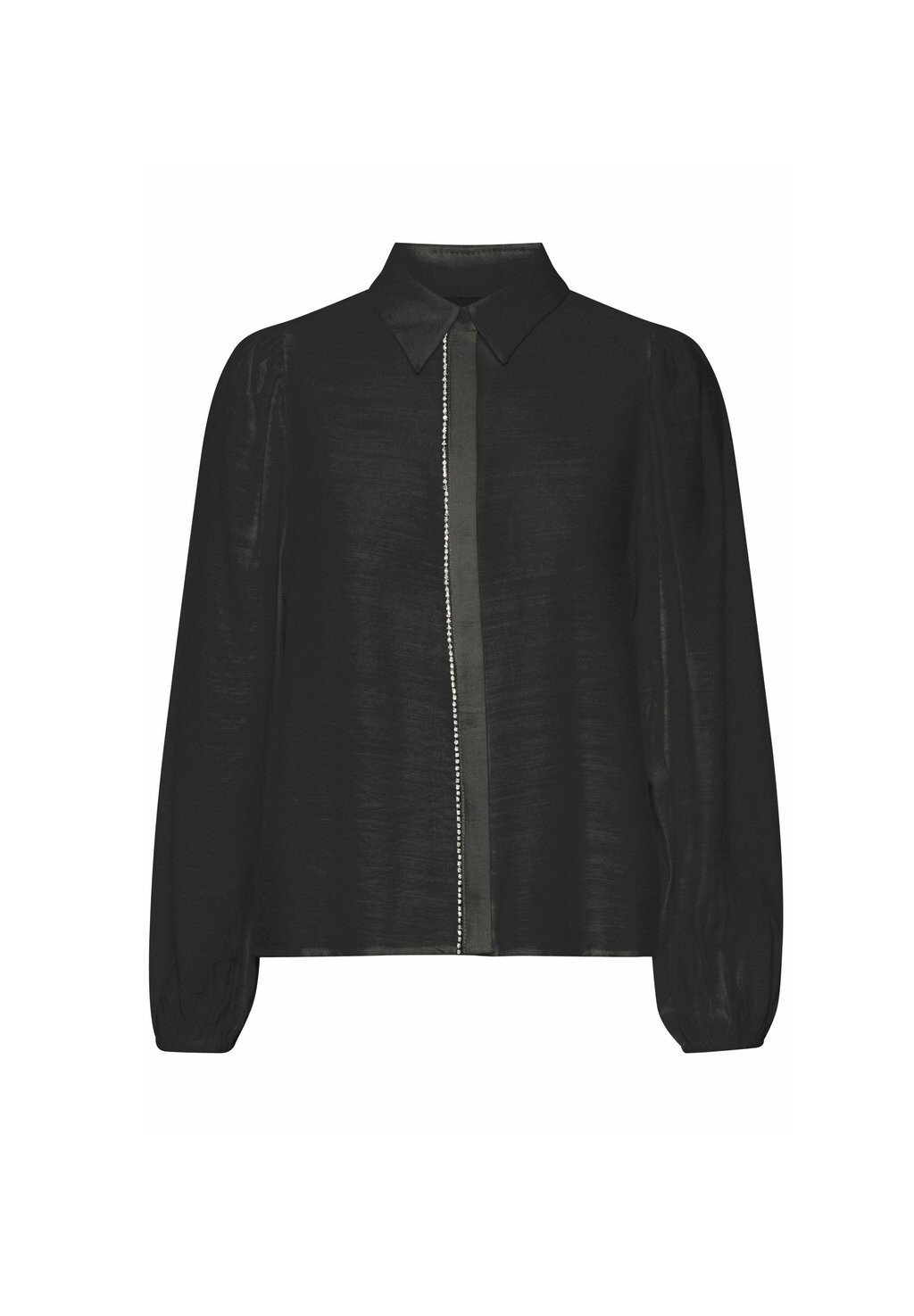 Блузка на пуговицах ICHI, черный
Блузка на пуговицах ICHI, черный