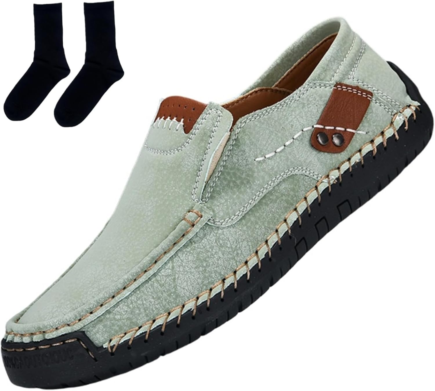 Мужские ручной работы комфортные лоферы, кожаные туфли на плоской подошве с широким носком для ходьбы, мужские кожаные противоскользящие лоферы Generic, 09
Мужские ручной работы комфортные лоферы, кожаные туфли на плоской подошве с широким носком для ходьбы, мужские кожаные противоскользящие лоферы Generic, 09